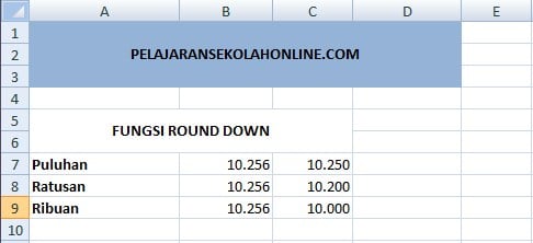 fungsi-round-down