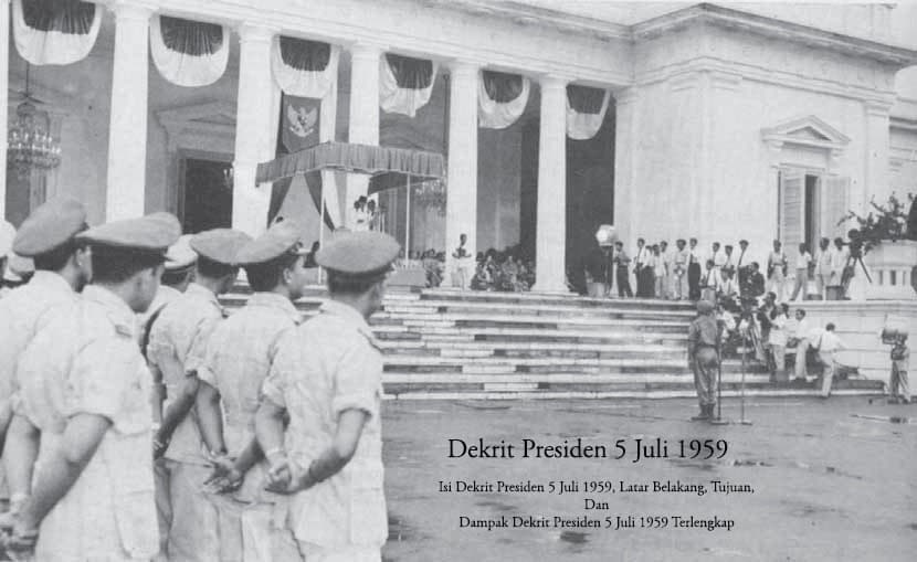 Hari Ini Tepat 62 Tahun Keluarnya Dekrit Presiden 1959