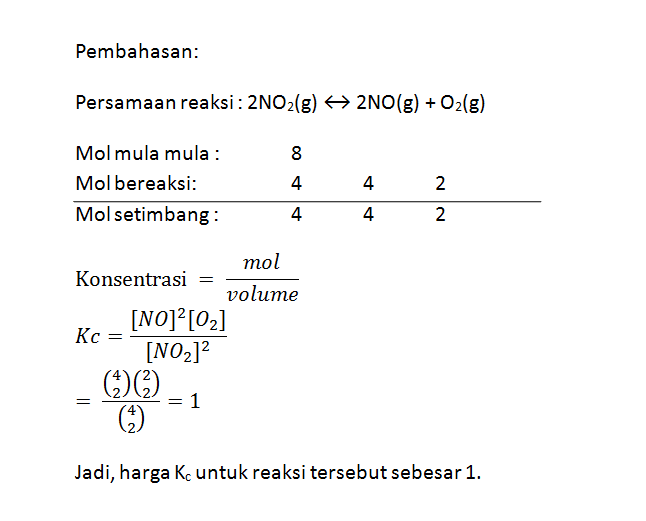 Contoh Soal Kimia Dan Pembahasan Terlengkap Tentang Reaksi