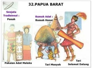 34 Nama Rumah Adat Pakaiantarian Adat Dan Senjata