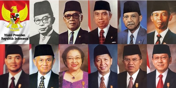 Biografi Lengkap Wakil Presiden Republik Indonesia dari Masa ke Masa