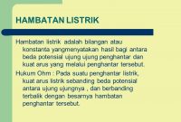 Cara Mudah Menghitung Hambatan Jenis Suatu Penghantar Beserta Contoh Soal Dan Pemahamannya