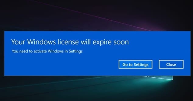 Windows Expired
