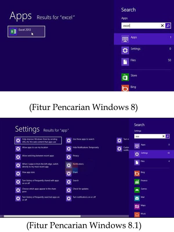 Fitur Pencarian Windows