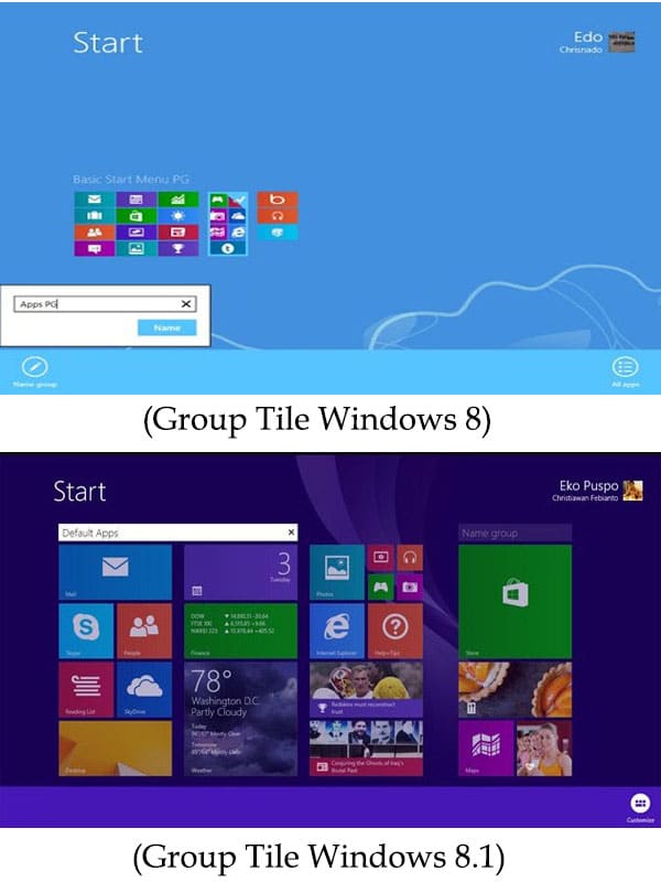 Group Tile windows