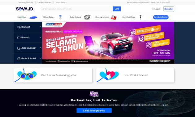 seva mobil bekas