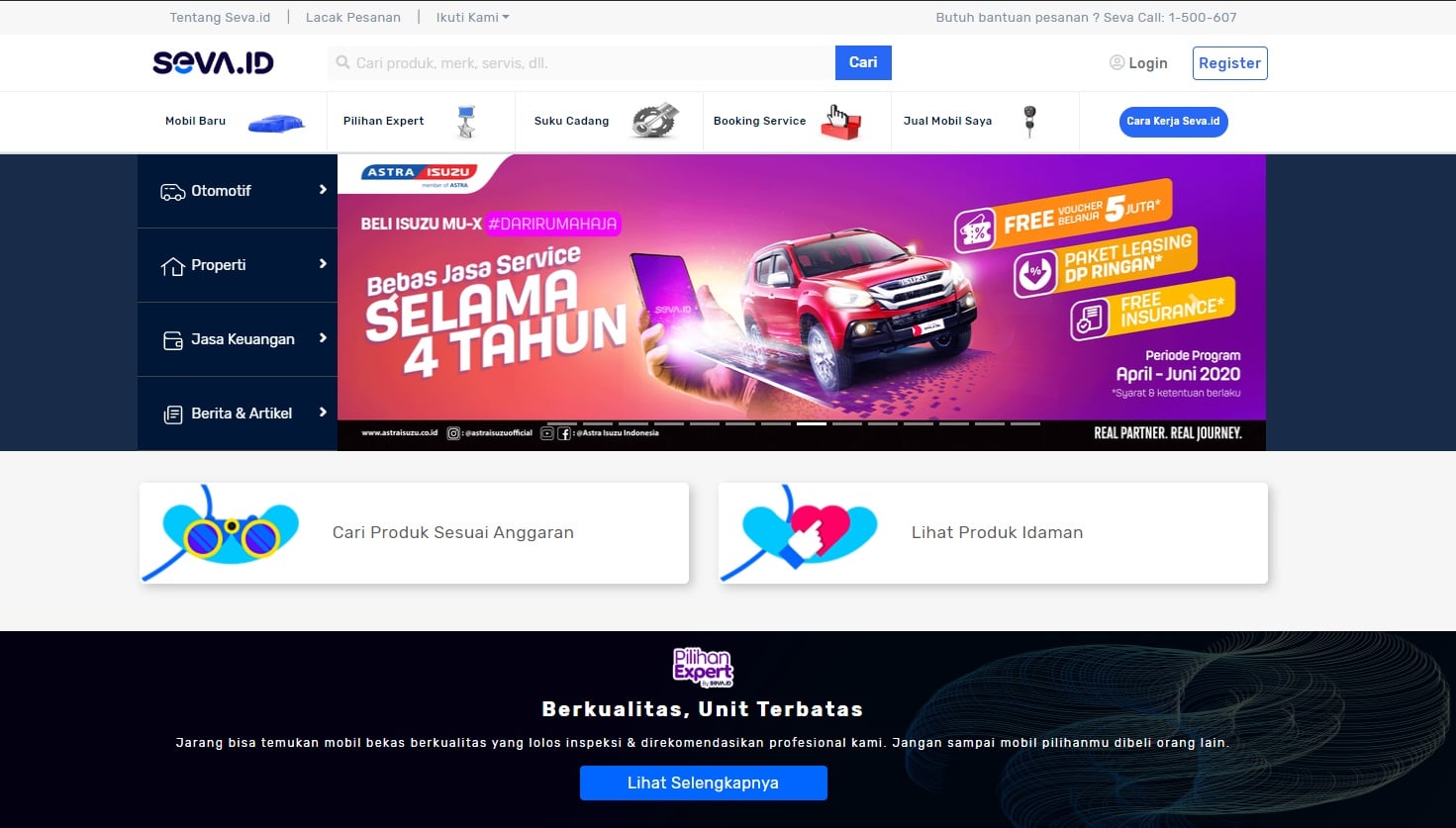 seva mobil bekas